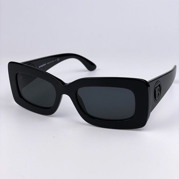NEW Burberry BE4343 300187 Black Grey Unisex Sunglasses - Picture 1 of 14